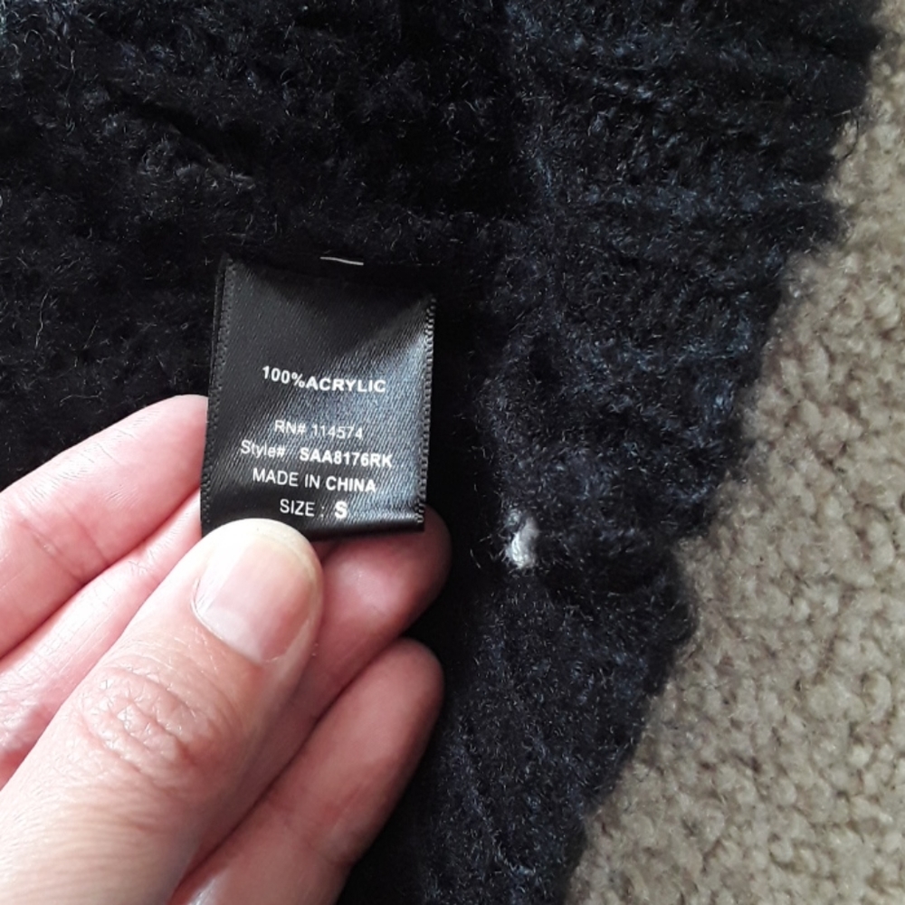 🌻Bellatrix small black and grey long cardigan - Picture 3 of 3